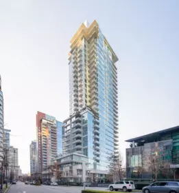 Aerial View of TH102 1139 W Cordova Street, Vancouver, BC