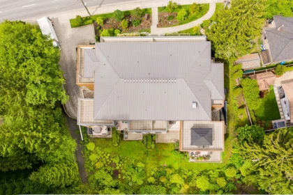 Aerial View of PH2 2832 Capilano Road, North Vancouver, BC