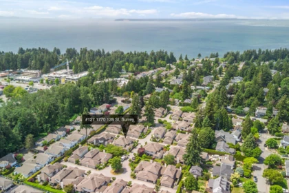 Aerial View of 127 1770 128 Street, Surrey, BC