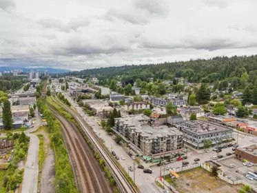 Aerial View of 501 2525 Clarke Street, Port Moody, BC