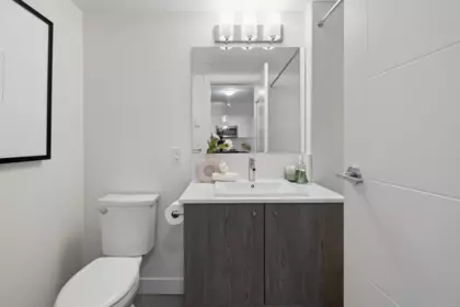 Powder Room Photo of 501 2525 Clarke Street, Port Moody, BC