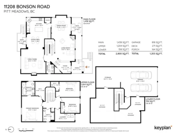 Aerial View of 11208 Bonson Road, Pitt Meadows, BC