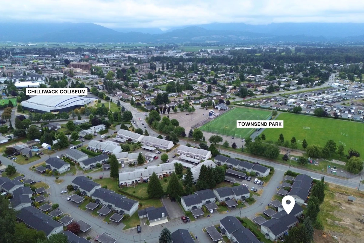 Exterior Rear Photo of 59 45185 Wolfe Road, Chilliwack, BC