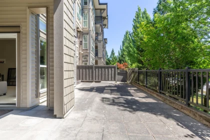 Outdoor Patio Photo of 105 1330 Genest Way, Coquitlam, BC