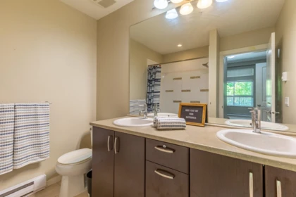 Primary Bathroom Photo of 105 1330 Genest Way, Coquitlam, BC