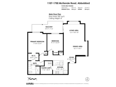 Primary Bedroom Photo of 1107 1750 Mckenzie Road, Abbotsford, BC