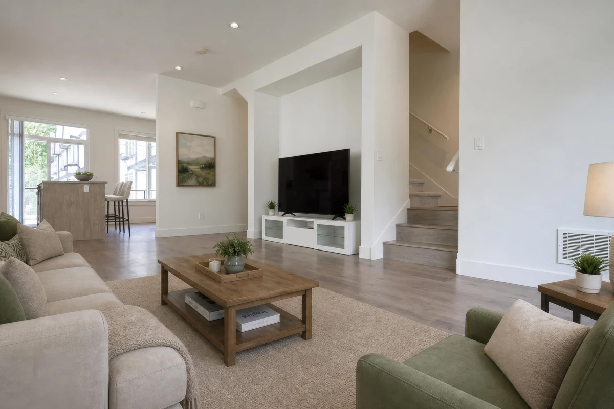 Living Room Photo of 17 11188 72 Avenue, Delta, BC