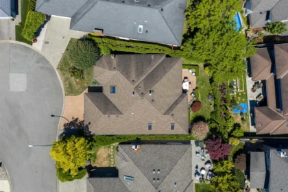 Aerial View of 520 Sandbar Place, Delta, BC