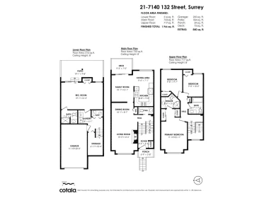 21 7140 132 Street, Surrey, BC, Surrey — Townhouse for sale