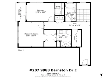Aerial View of 207 9983 E Barnston Drive, Surrey, BC