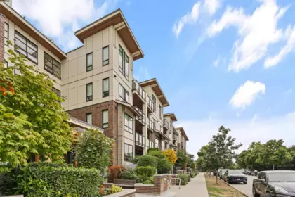Exterior Rear Photo of 117 4033 May Drive, Richmond, BC