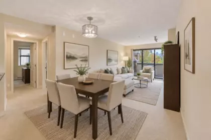 Living Room Photo of 227 10838 City Parkway, Surrey, BC