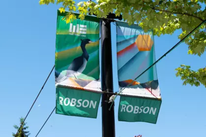 Outdoor Patio Photo of 202 1688 Robson Street, Vancouver, BC