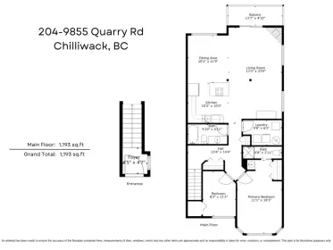 204 9855 Quarry Road, Chilliwack, BC, Chilliwack — Townhouse for sale