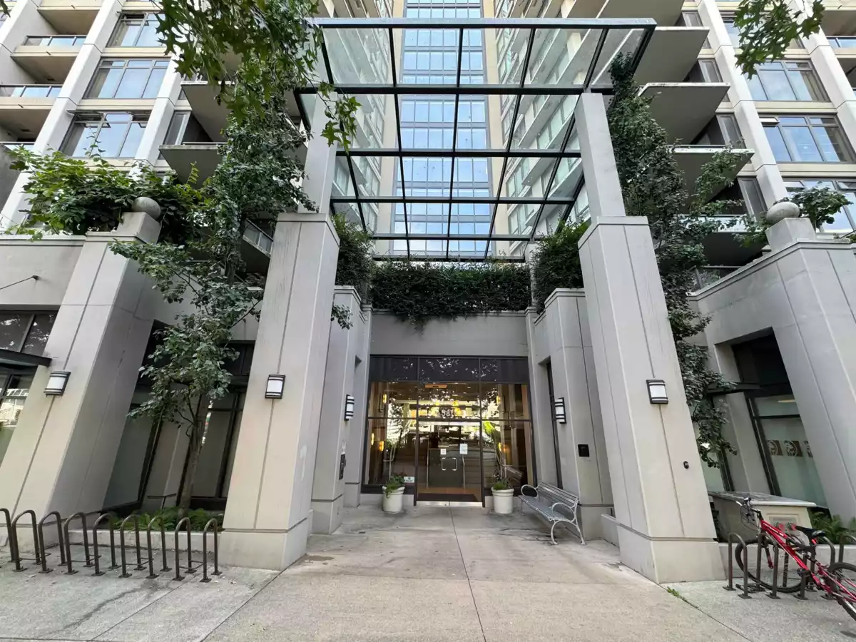 Exterior Front Photo of 612 5811 No. 3 Road, Richmond, BC