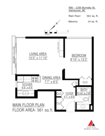 Hot Tub / Spa Photo of 906 1250 Burnaby Street, Vancouver, BC