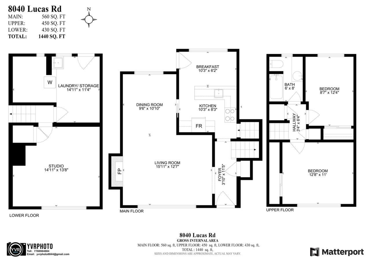 Dining Area Photo of 8020 Lucas Road, Richmond, BC
