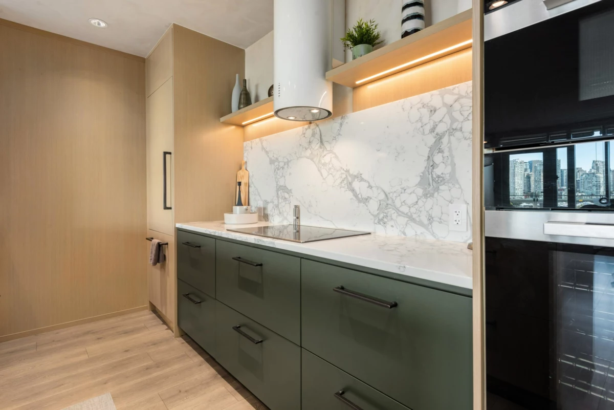 Living Room Photo of 805 1616 Columbia Street, Vancouver, BC