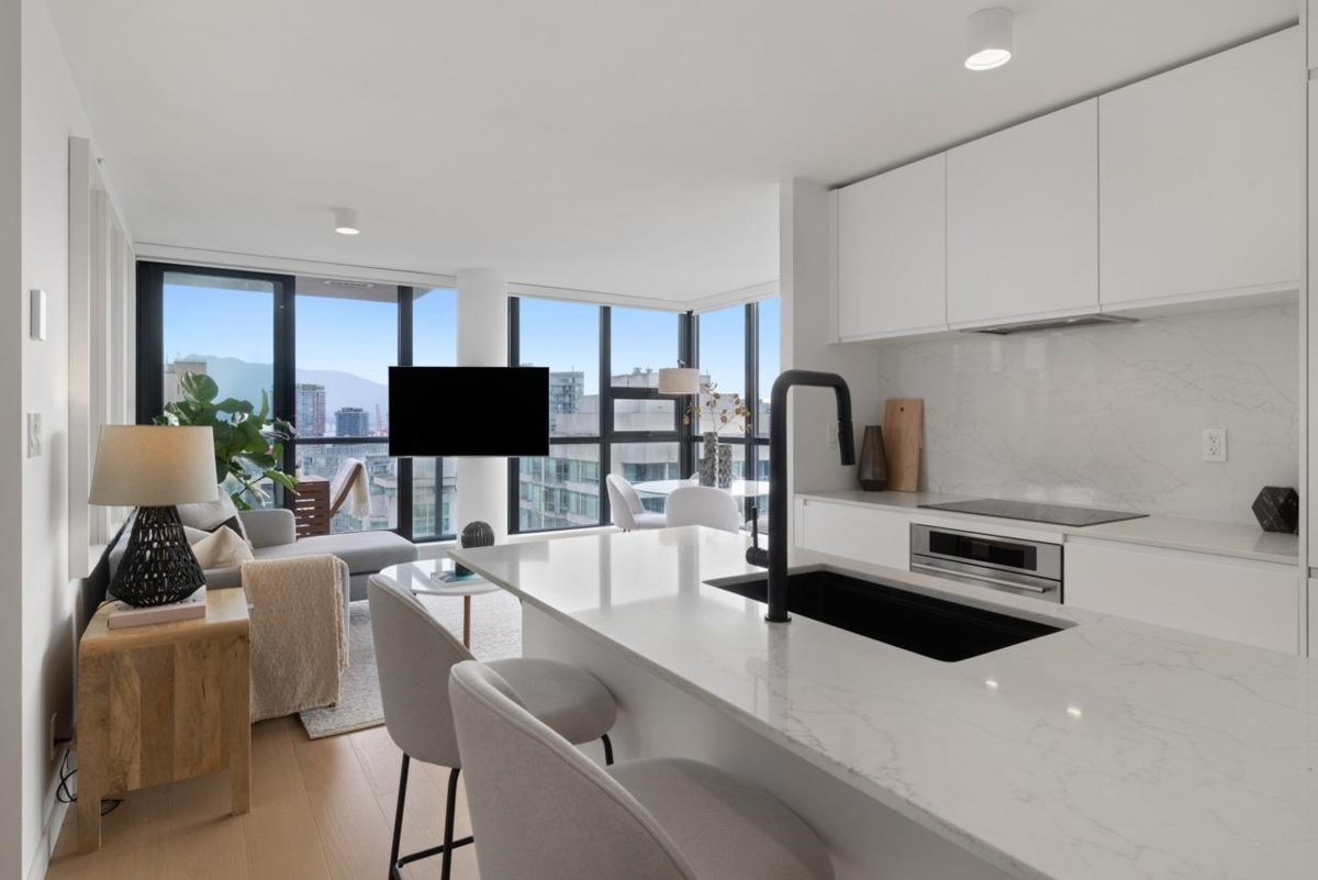 Exterior Rear Photo of 3002 909 Mainland Street, Vancouver, BC