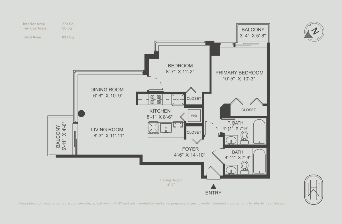 Outdoor Kitchen Photo of 3002 909 Mainland Street, Vancouver, BC