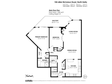 104 6866 Nicholson Road, Delta, BC, Delta — Apartment/Condo for sale