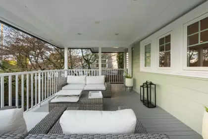 Aerial View of 1407 W 33rd Avenue, Vancouver, BC