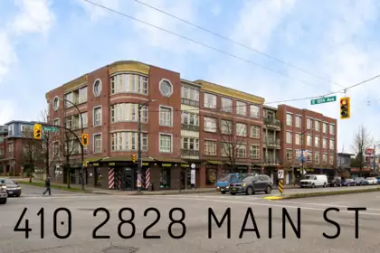 410 2828 Main Street, Vancouver, BC, Vancouver — Apartment/Condo for sale