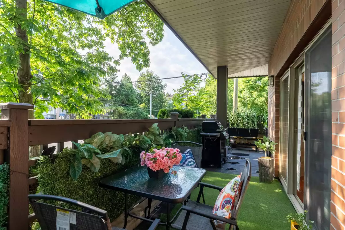 Outdoor Deck Photo of 103 1988 Suffolk Avenue, Port Coquitlam, BC