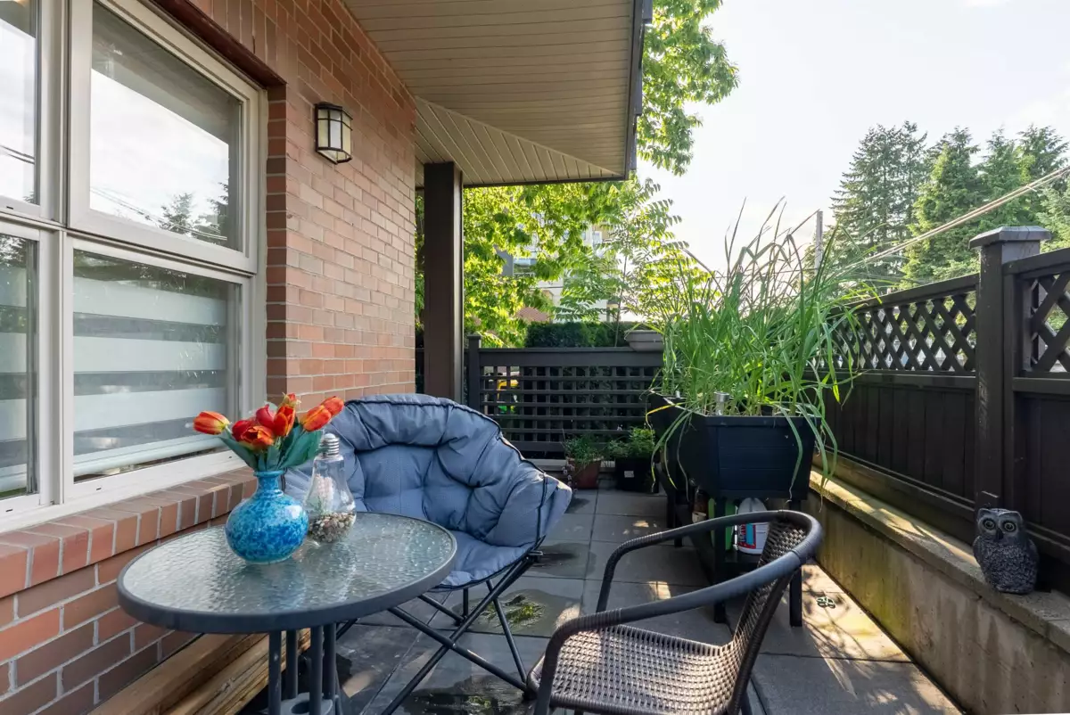 Outdoor Patio Photo of 103 1988 Suffolk Avenue, Port Coquitlam, BC