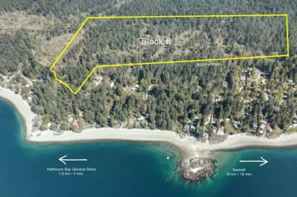Front Yard Photo of Block B Priestland Road, Halfmoon Bay, BC