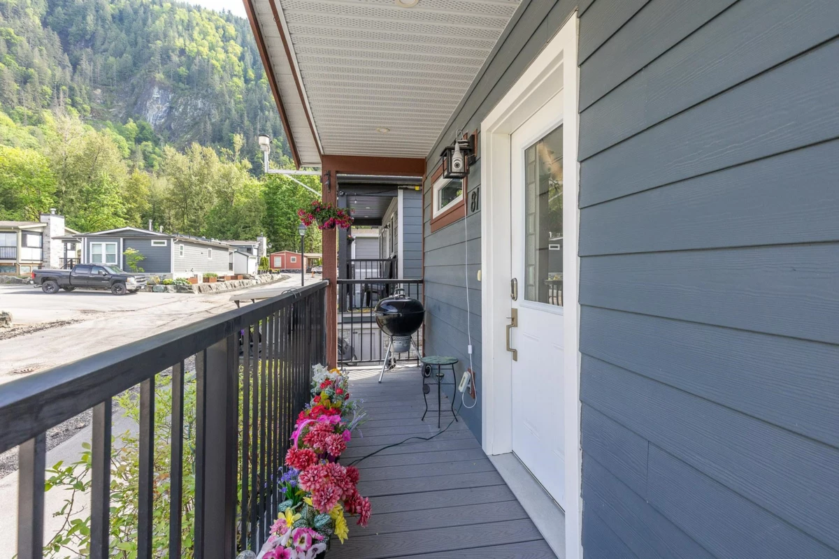 Exterior Rear Photo of 81 53480 Bridal Falls Road, Rosedale, BC