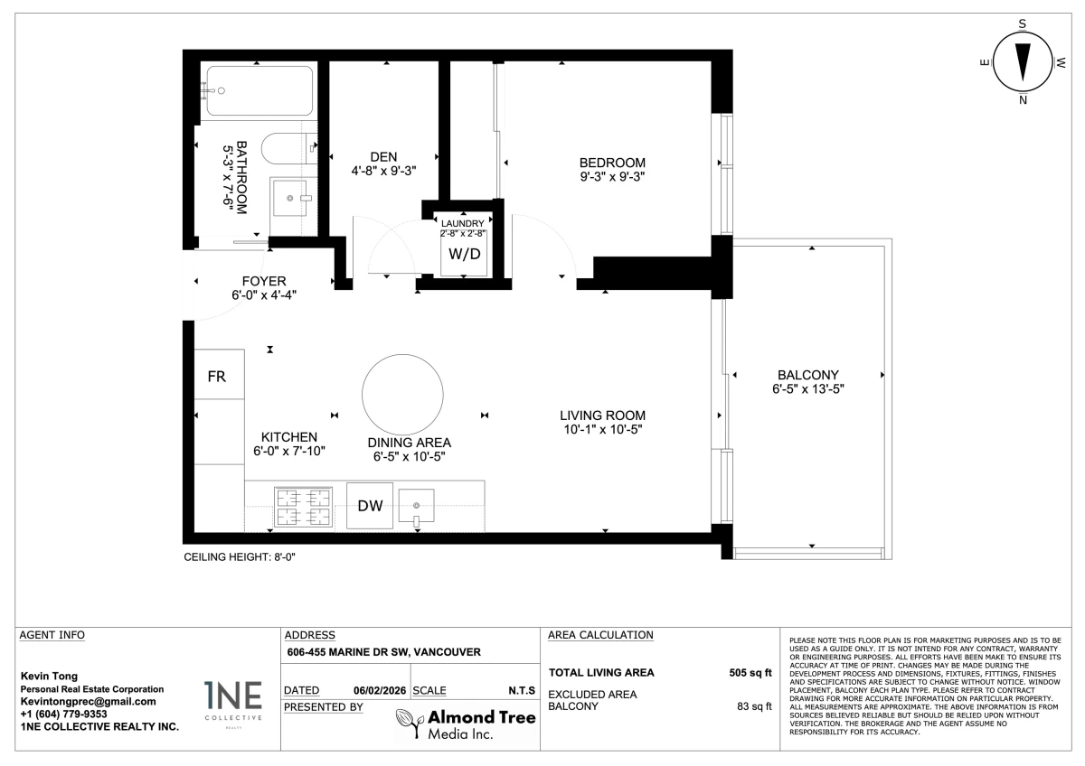 Loft / Bonus Room Photo of 606 455 SW Marine Drive, Vancouver, BC