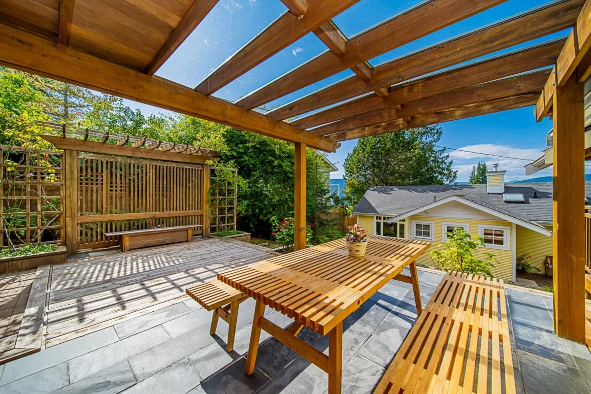 Backyard Photo of 6245 Nelson Avenue, West Vancouver, BC