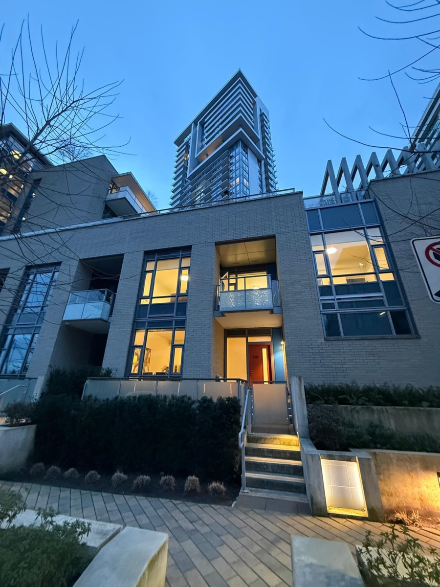 Exterior Rear Photo of 107 1500 Fern Street, North Vancouver, BC