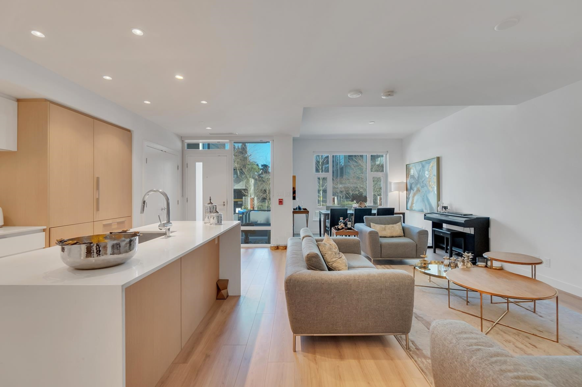 Family Room Photo of 107 1500 Fern Street, North Vancouver, BC