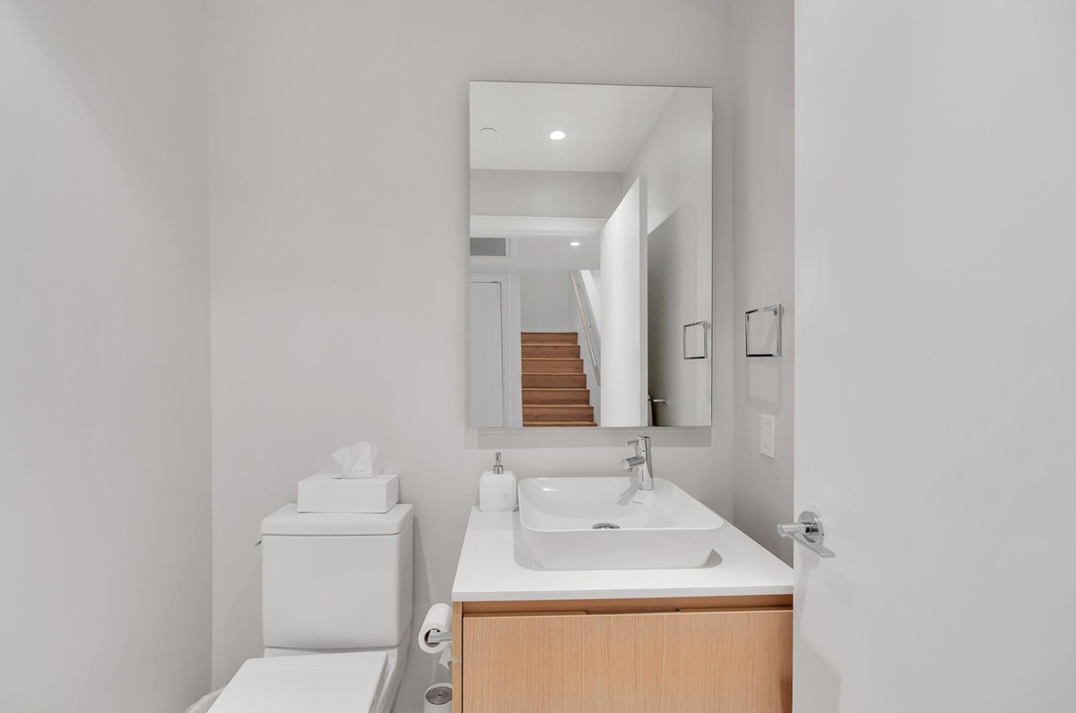 Powder Room Photo of 107 1500 Fern Street, North Vancouver, BC