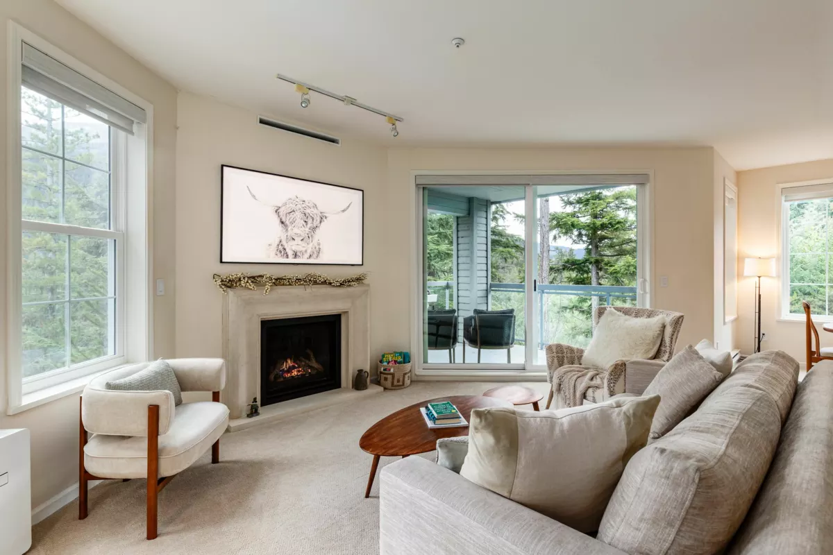 Living Room Photo of 101 3201 Blueberry Drive, Whistler, BC