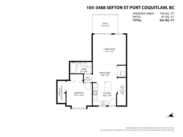 Hallway Photo of 105 3488 Sefton Street, Port Coquitlam, BC