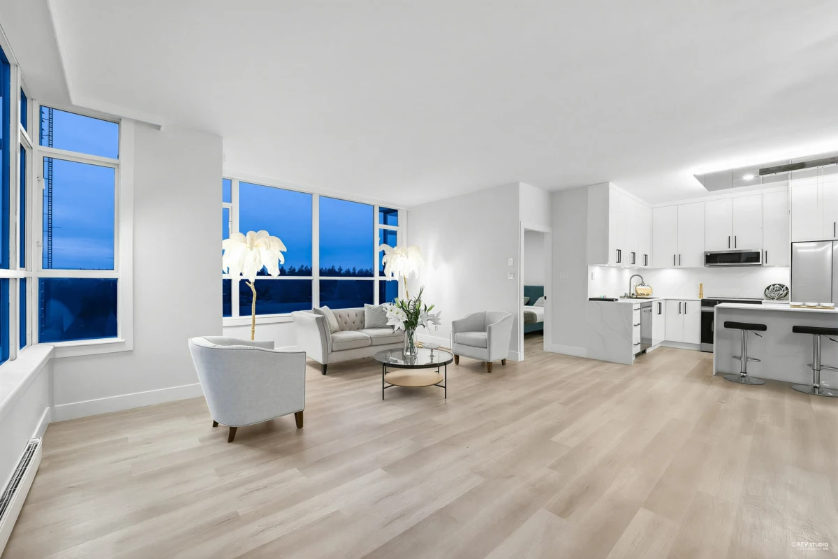 Kitchen Island Photo of 1804 5885 Olive Avenue, Burnaby, BC