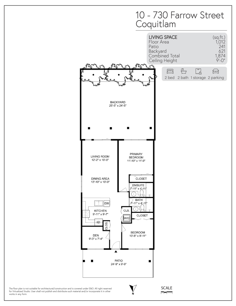 Outdoor Patio Photo of 10 730 Farrow Street, Coquitlam, BC
