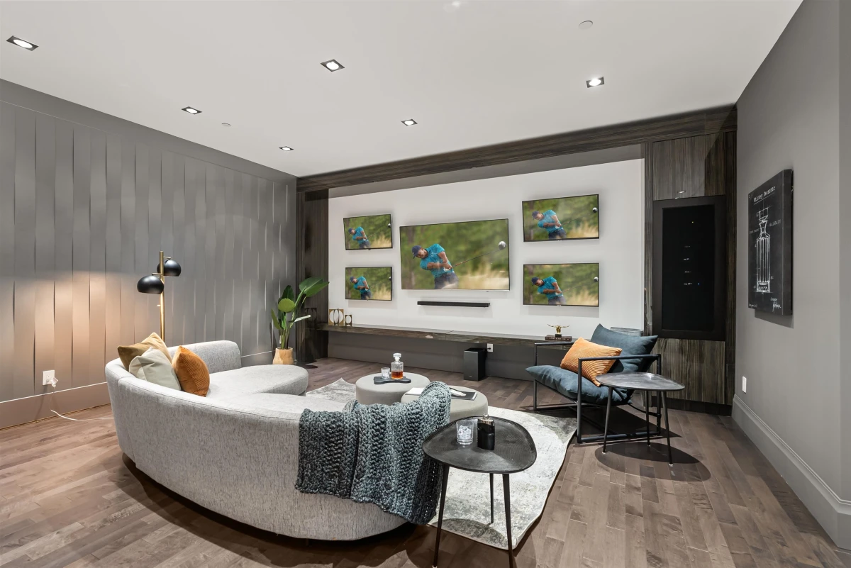 Aerial View of 1265 Queens Avenue, West Vancouver, BC