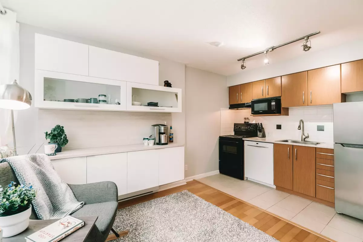 Family Room Photo of 302 9288 University Crescent, Burnaby, BC