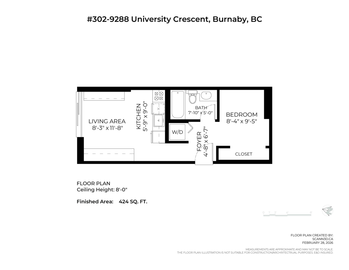 Laundry Room Photo of 302 9288 University Crescent, Burnaby, BC