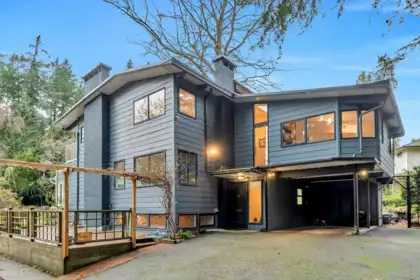 Exterior Rear Photo of 4890 The Dale, West Vancouver, BC