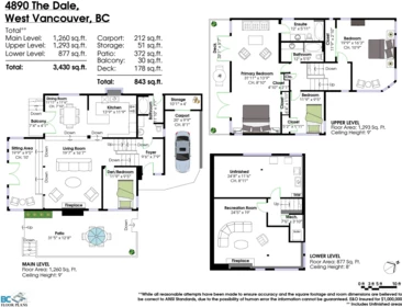 Street View Photo of 4890 The Dale, West Vancouver, BC