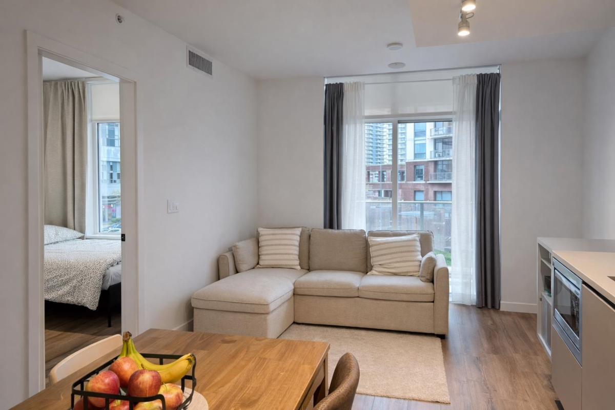 Living Room Photo of 306 10448 University Drive, Surrey, BC