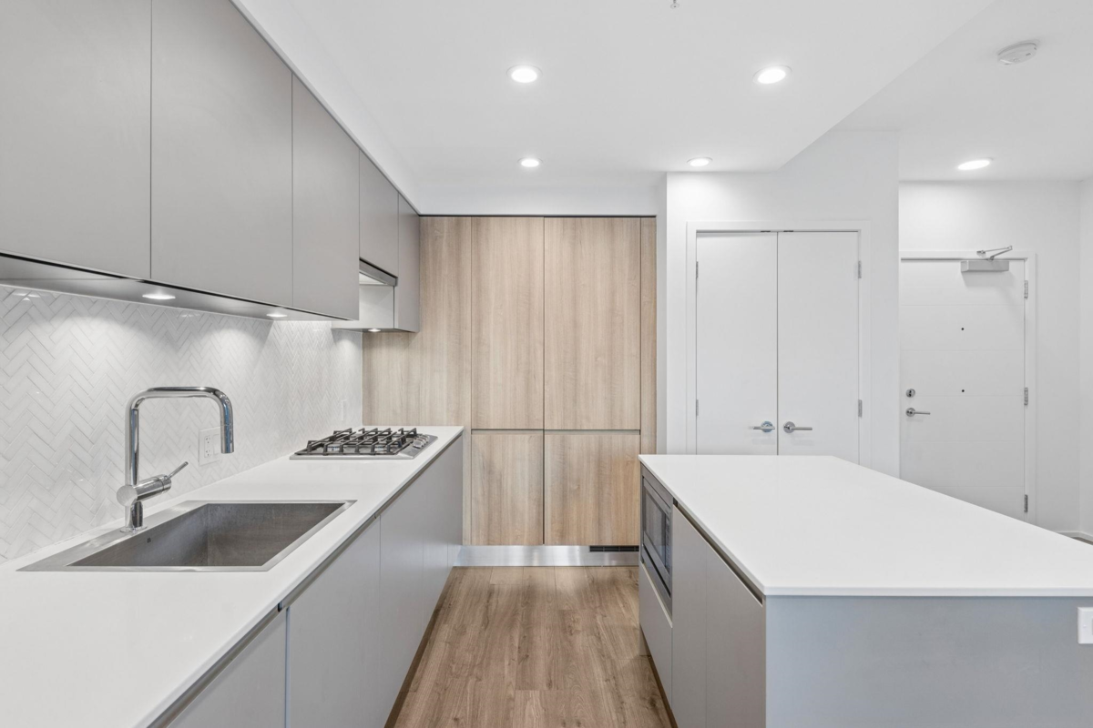 Kitchen Island Photo of 304 3809 Evergreen Place, Burnaby, BC