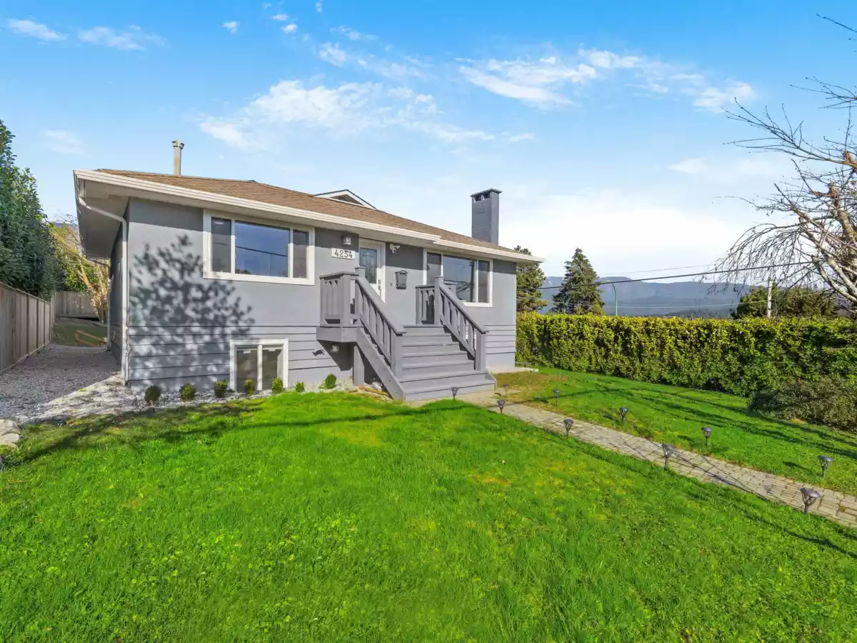 Aerial View of 4254 Caddy Road, North Vancouver, BC