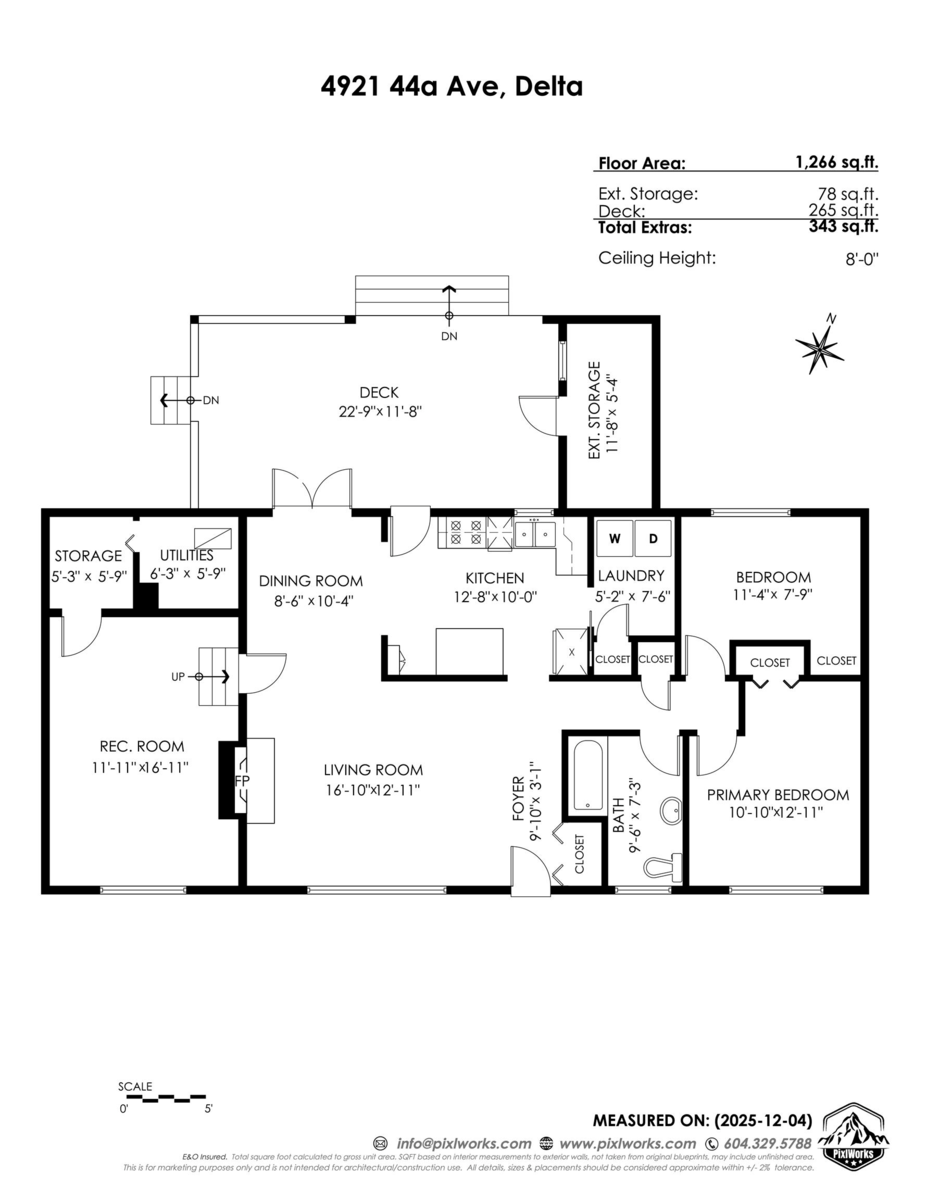 Exterior Rear Photo of 4921 44a Avenue, Delta, BC