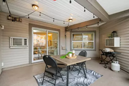 Aerial View of 206 17769 57 Avenue, Surrey, BC
